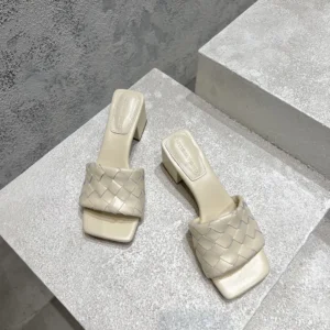 Bottega Veneta Women Parco Mule-White 838098V2ED09031