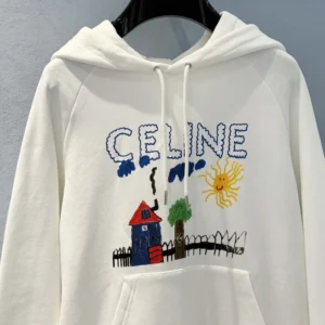 Celine Men 70'S Hoodie In Cotton Fleece RY0KT510Z
