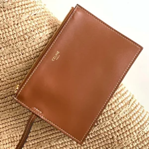 Celine Women Medium Supple Celine Classic Panier In Raffia And Calfskin