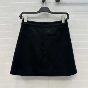 Celine Women Mini Skirt In Suede RJ03P434J