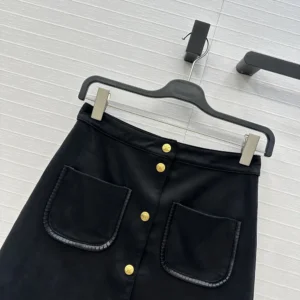 Celine Women Mini Skirt In Suede RJ03P434J