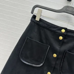 Celine Women Mini Skirt In Suede RJ03P434J