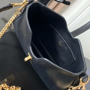 Celine Women Shoulder Camille 16 Soft In Smooth Calfskin-Black