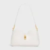 Celine Women Shoulder Camille 16 Soft In Smooth Calfskin-White