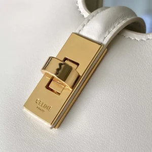 Celine Women Shoulder Camille 16 Soft In Smooth Calfskin-White
