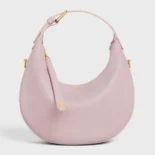 Celine Women Teen Celine Lulu in Grained Calfskin-Pink