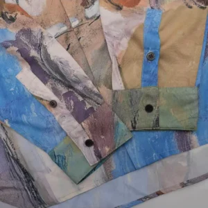 Dior Men Duncan Grant and Charleston Shirt Multicolor Cotton and Silk Poplin