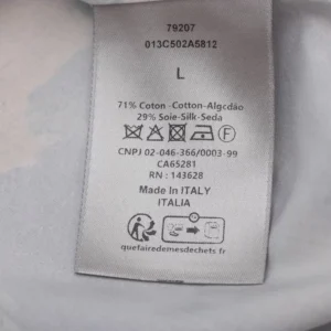 Dior Men Duncan Grant and Charleston Shirt Multicolor Cotton and Silk Poplin
