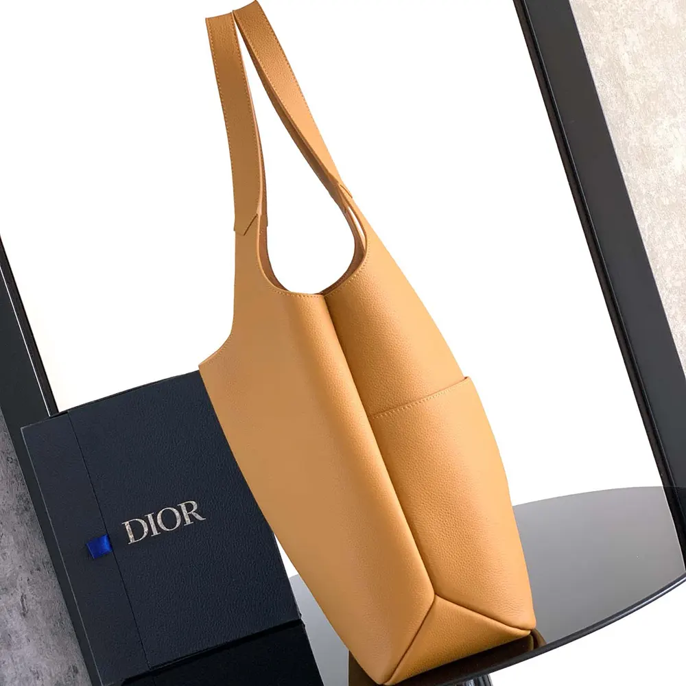 Dior Unisex Privé Tote Bag Brown Dior Icons Calfskin 1LLSH276KEC 4 Dior Unisex Privé Tote Bag Brown Dior Icons Calfskin 1LLSH276KEC