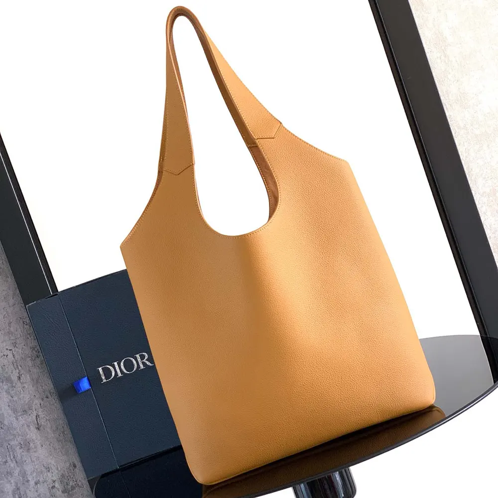 Dior Unisex Privé Tote Bag Brown Dior Icons Calfskin 1LLSH276KEC 3 Dior Unisex Privé Tote Bag Brown Dior Icons Calfskin 1LLSH276KEC