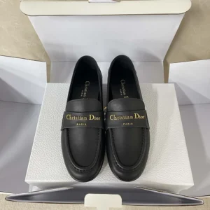 Dior Women Boy Loafer Black Supple Calfskin KDF039VSO