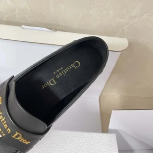 Dior Women Boy Loafer Black Supple Calfskin KDF039VSO