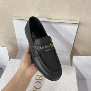 Dior Women Boy Loafer Black Supple Calfskin KDF039VSO