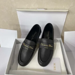 Dior Women Boy Loafer Black Supple Calfskin KDF039VSO