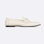 Dior Women Boy Loafer White Supple Calfskin KDF039VSO
