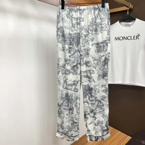 Dior Men Chez Moi Short-Sleeved Silk Pajama Set