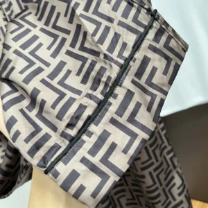 Fendi Men FF Short-Sleeved Silk Pajama Set