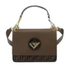Fendi Women KAN I F Small Gray Leather Mini-Bag in Calf 11 Fendi Women KAN I F Small Gray Leather Mini-Bag in Calf