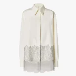 Fendi Women White Cotton Poplin Shirt FS8303AUJQF08QQ
