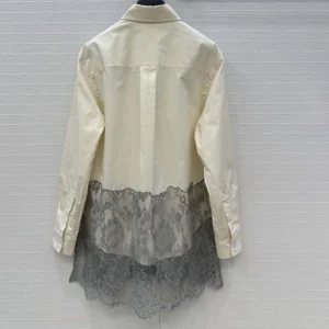 Fendi Women White Cotton Poplin Shirt FS8303AUJQF08QQ