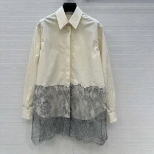 Fendi Women White Cotton Poplin Shirt FS8303AUJQF08QQ