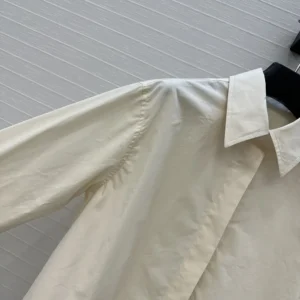 Fendi Women White Cotton Poplin Shirt FS8303AUJQF08QQ
