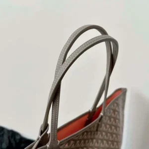 Goyard Women Saint Louis GM Bag-Grey/Pink STLEFLGMLTY44CL61P