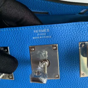 Hermes Unisex Hac A Dos PM Backpack-Blue H083589
