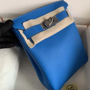 Hermes Unisex Hac A Dos PM Backpack-Blue H083589