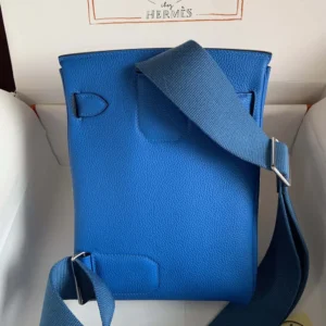 Hermes Unisex Hac A Dos PM Backpack-Blue H083589