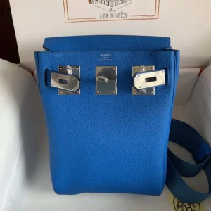Hermes Unisex Hac A Dos PM Backpack-Blue H083589