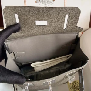 Hermes Unisex Hac A Dos PM Backpack-Gray H083589CK8F