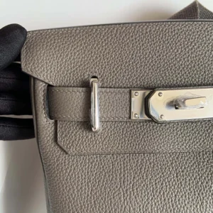 Hermes Unisex Hac A Dos PM Backpack-Gray H083589CK8F