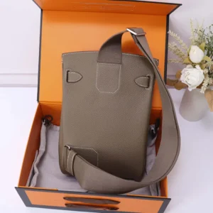 Hermes Unisex Hac A Dos PM Backpack-Grey H083589CK18