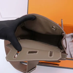 Hermes Unisex Hac A Dos PM Backpack-Grey H083589CK18