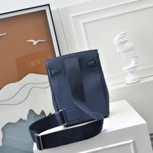 Hermes Unisex Hac A Dos PM Backpack-Navy H083589