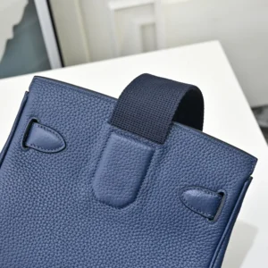 Hermes Unisex Hac A Dos PM Backpack-Navy H083589