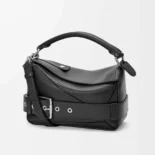 Loewe Unisex Small Puzzle Biker Bag-Black IDA510S21XC7