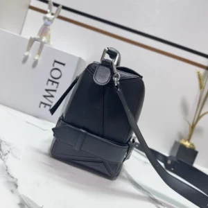 Loewe Unisex Small Puzzle Biker Bag-Black IDA510S21XC7