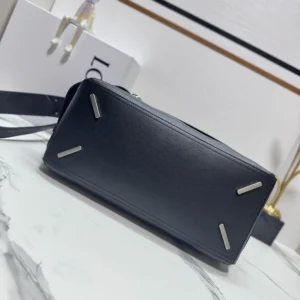 Loewe Unisex Small Puzzle Biker Bag-Black IDA510S21XC7