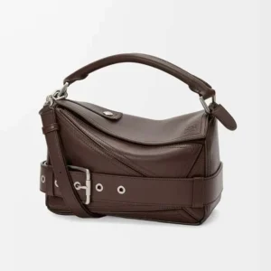 Loewe Unisex Small Puzzle Biker Bag in Shiny Calfskin IDA510S21XC7