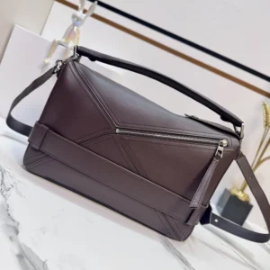Loewe Unisex Small Puzzle Biker Bag in Shiny Calfskin IDA510S21XC7