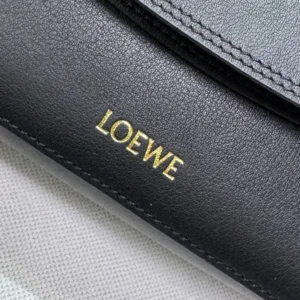 Loewe Women Medium Ola Bag in Smooth Calfskin-Black