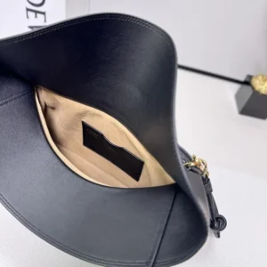 Loewe Women Medium Ola Bag in Smooth Calfskin-Black