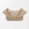Loewe Women Medium Ola Bag in Smooth Calfskin-Sandy