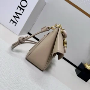 Loewe Women Medium Ola Bag in Smooth Calfskin-Sandy