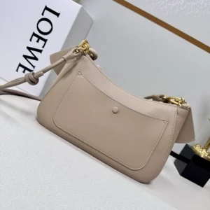Loewe Women Medium Ola Bag in Smooth Calfskin-Sandy