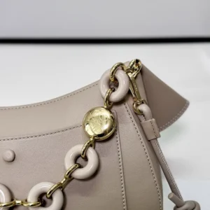 Loewe Women Medium Ola Bag in Smooth Calfskin-Sandy