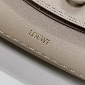 Loewe Women Medium Ola Bag in Smooth Calfskin-Sandy