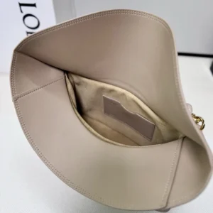 Loewe Women Medium Ola Bag in Smooth Calfskin-Sandy